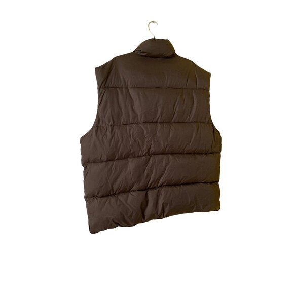 Vintage Old Navy Thick Gray Puffer Vest sz xxl - Picture 3 of 6
